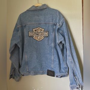 Harley Davidson Denim Jacket Vintage